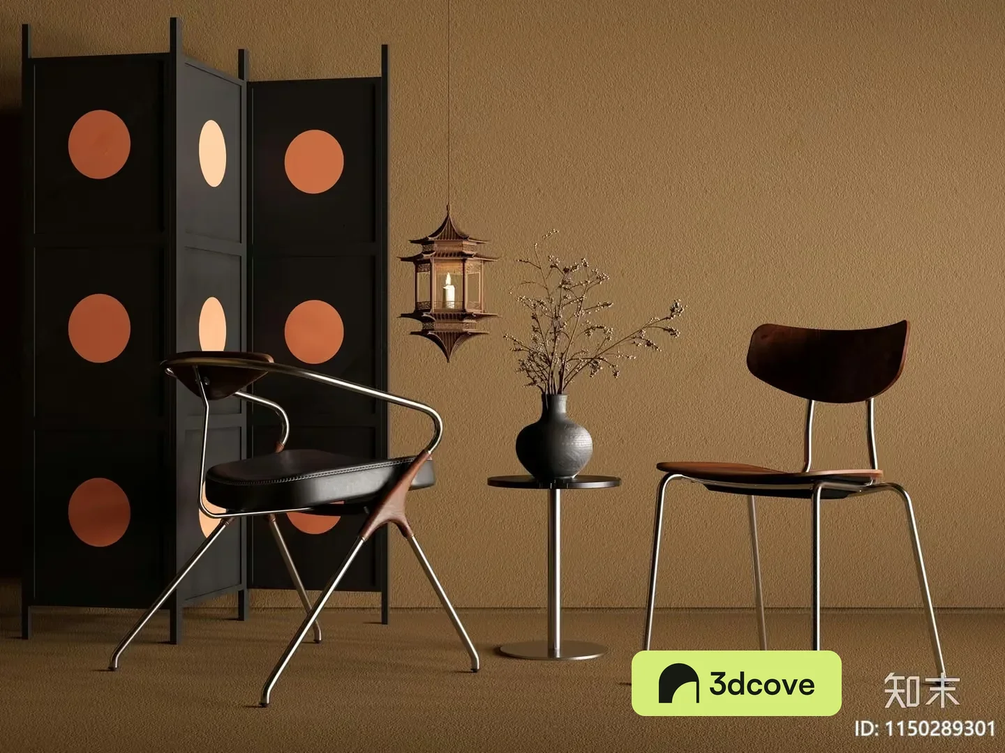 Mid-Century Modern Furniture In A Minimalist Setting