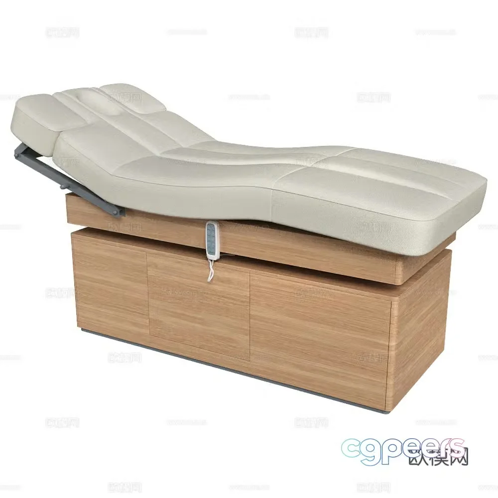 Massage bed 3d model