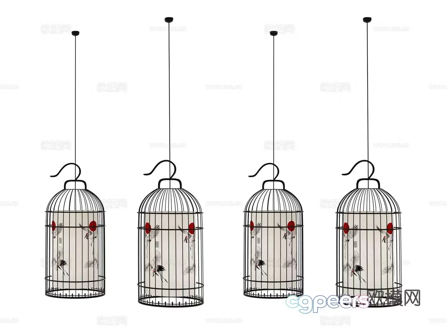 Lamp chandelier 3d model