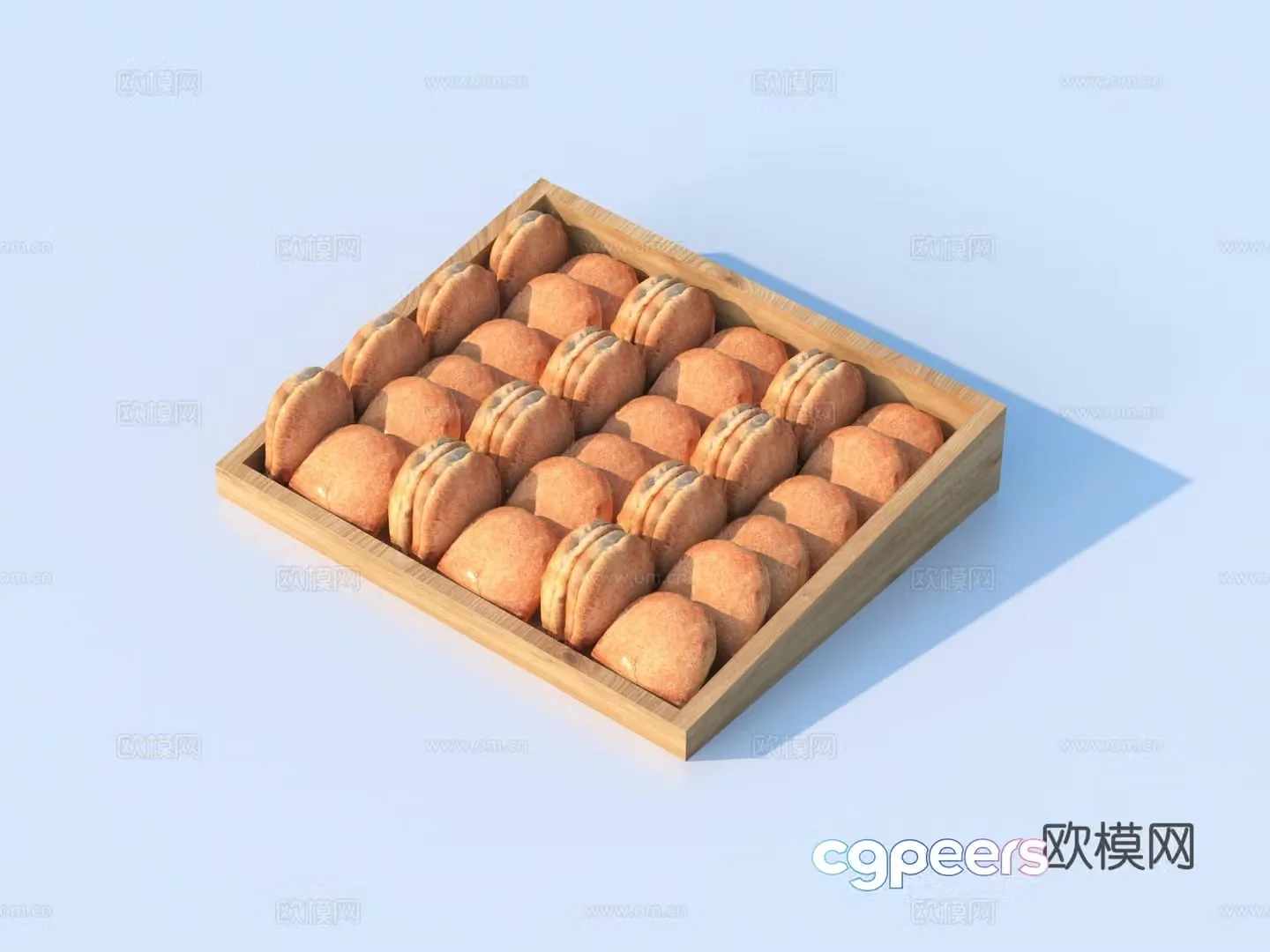 Bread Tray Kitchenware 3d Model