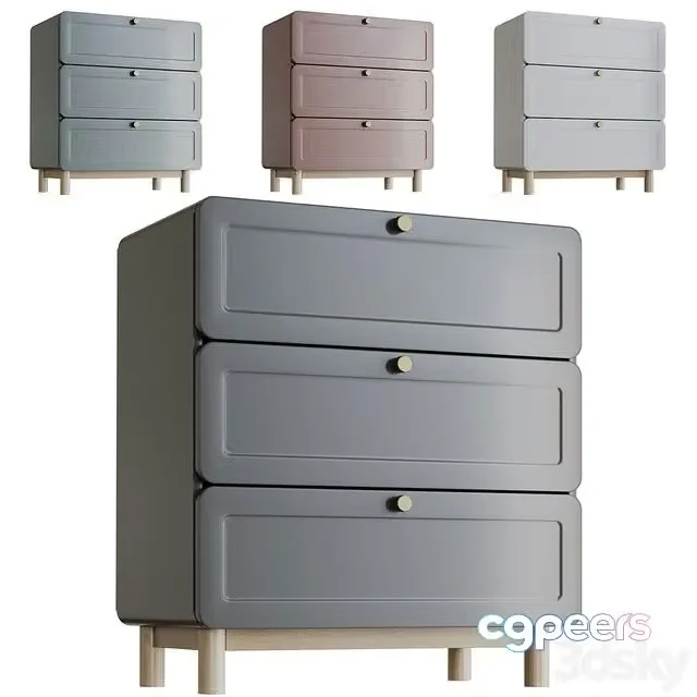 3ds Max Free – Dresser Vikla-1 from Divan ru divanru divan.ru cabinet