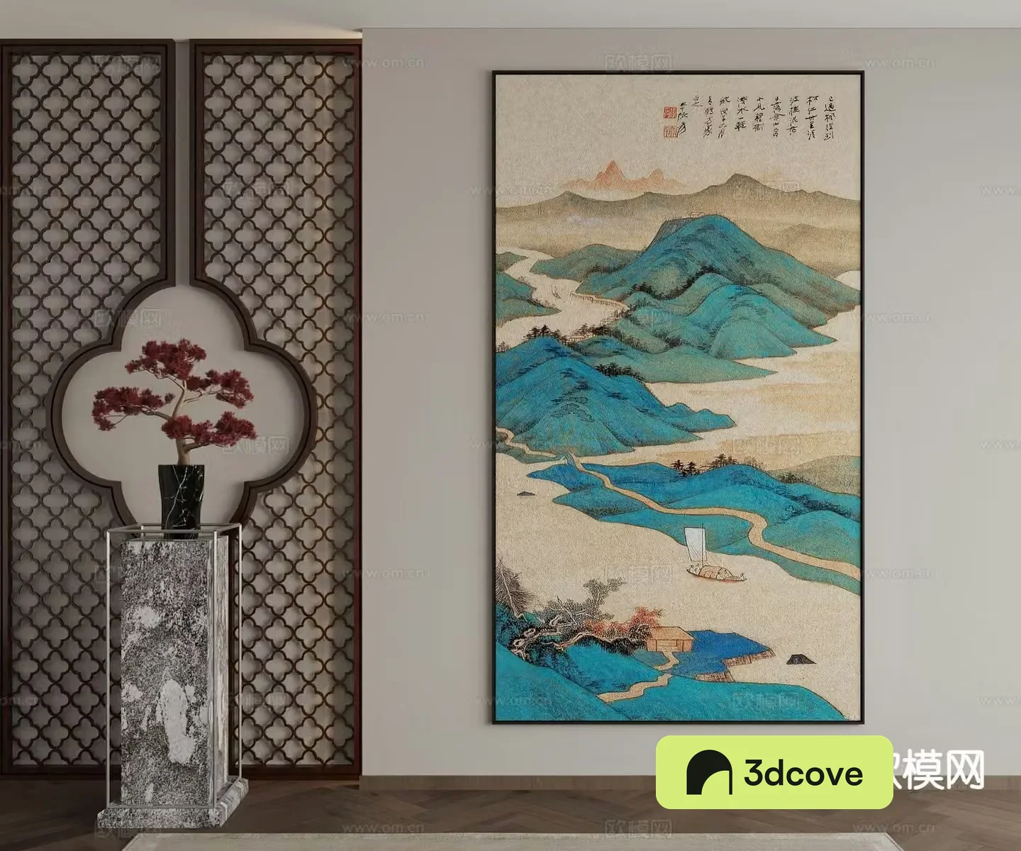 New Chinese style decorative painting landscape painting hanging painting