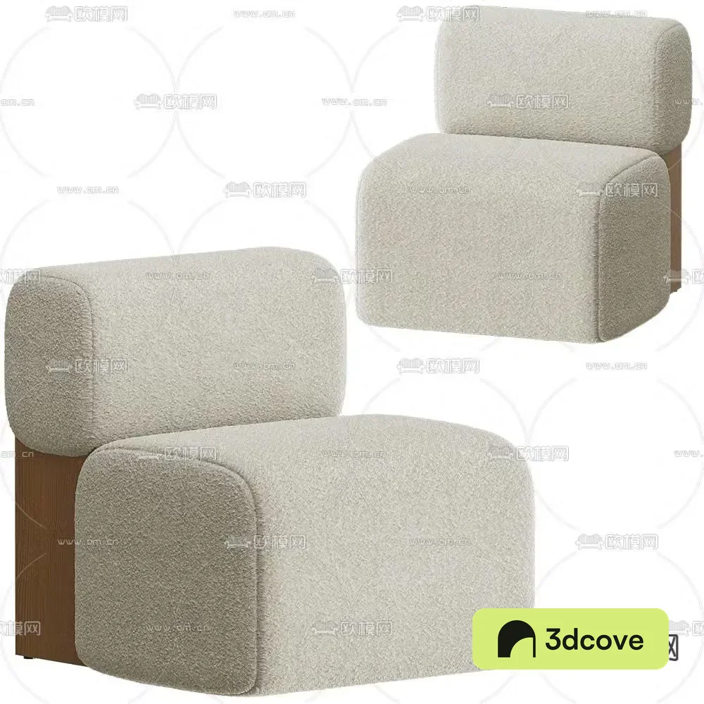 Carel Woodworks Single Sofa