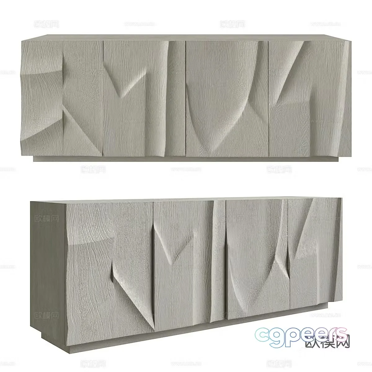 Modern entrance cabinet 3D model