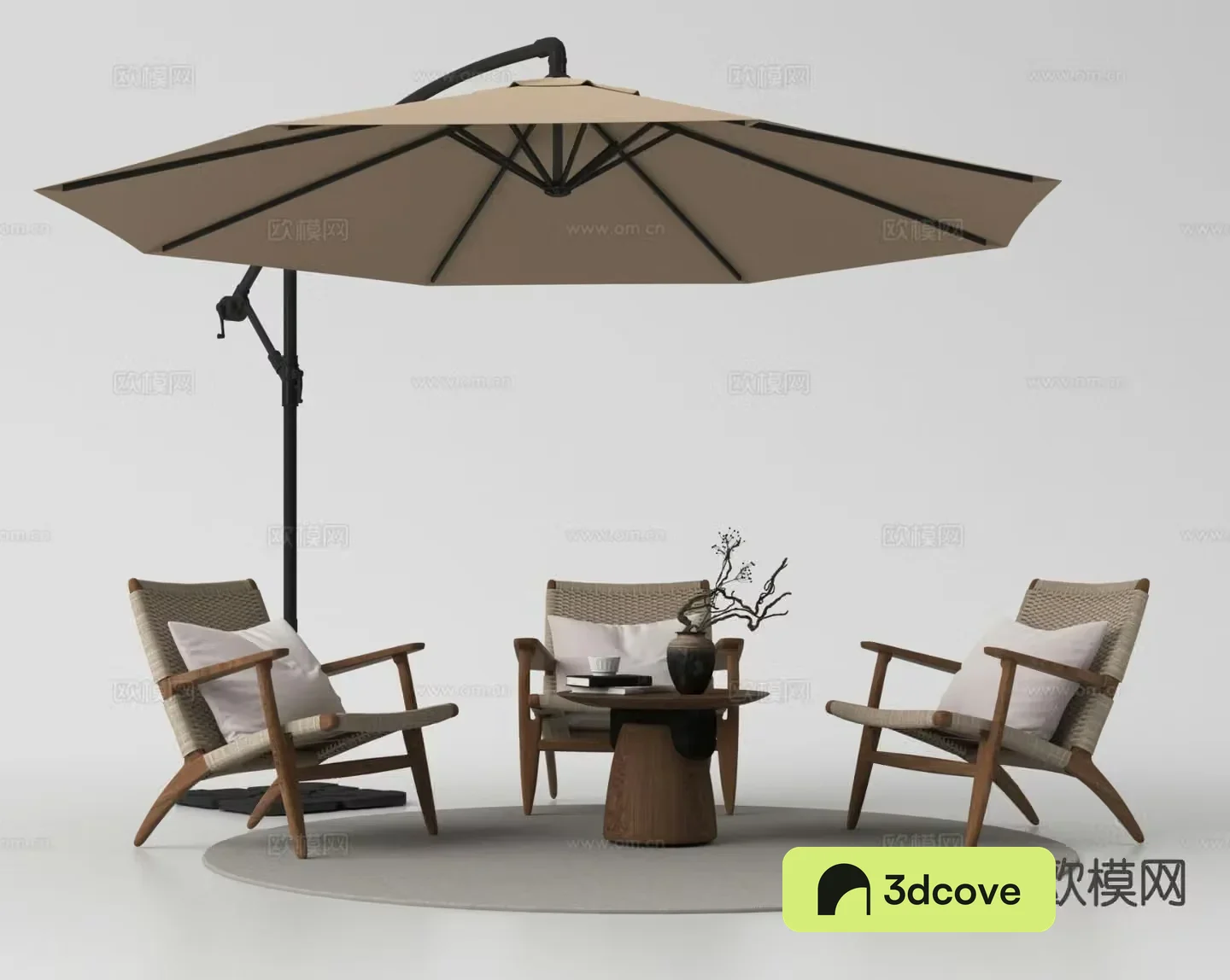 Outdoor chair leisure chair table