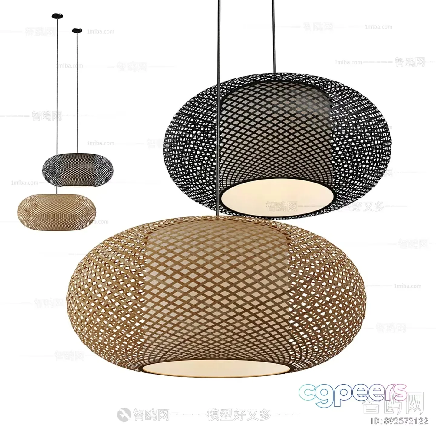 Gold Light Fixture 3D Model – 6462 – VRAY Render