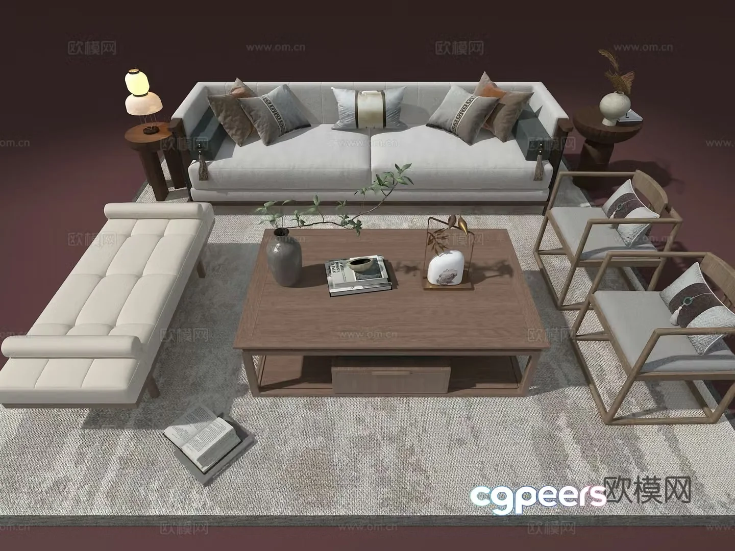 Song’s sofa set 3D model