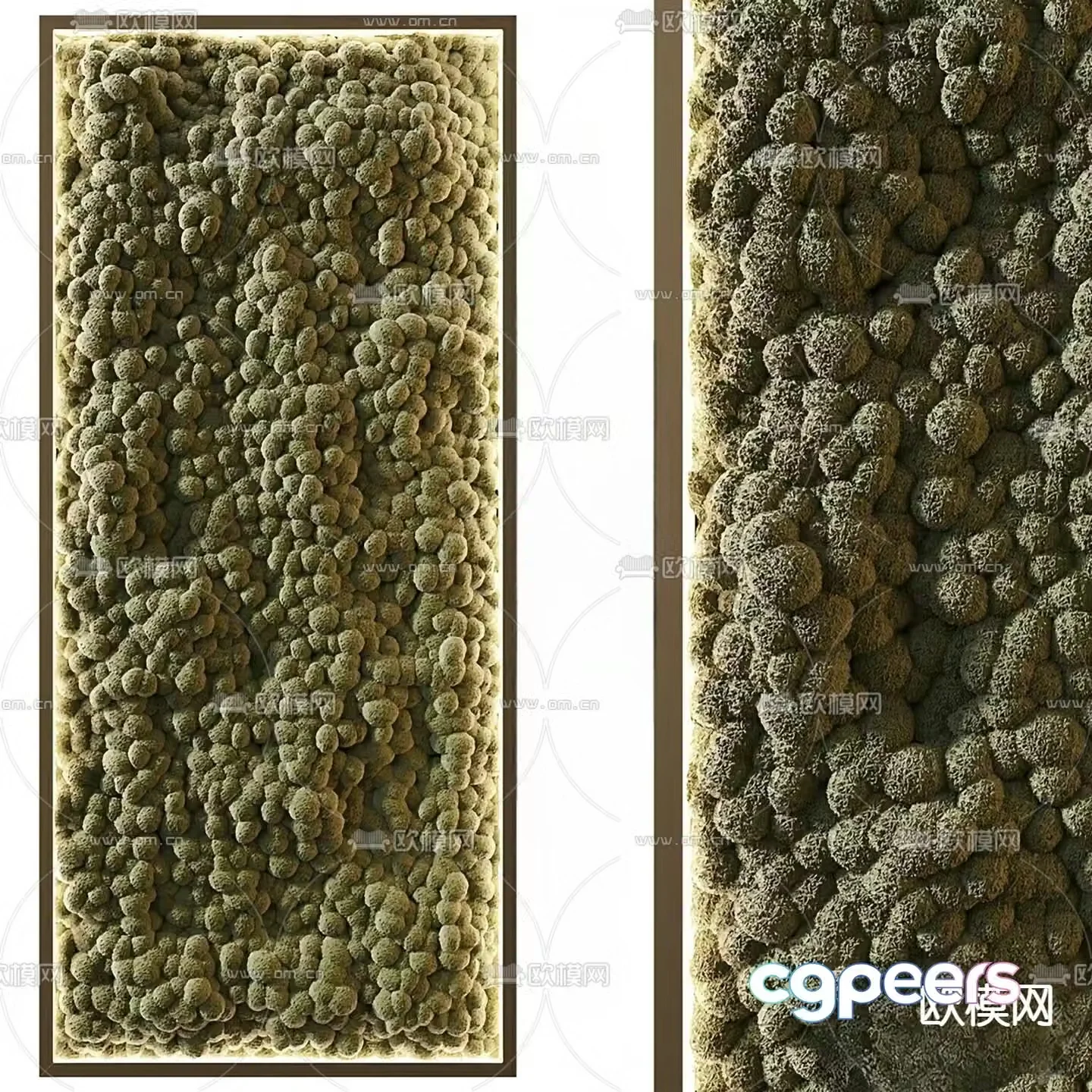 Modern Brucea Wall 3D Model