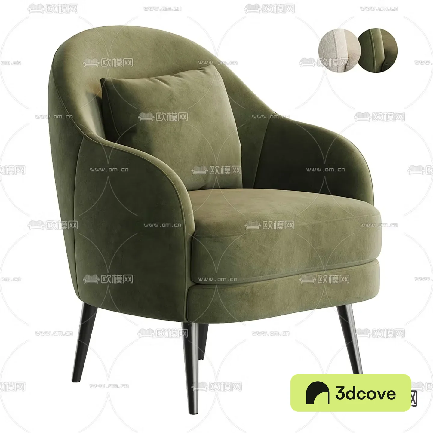 Dantone Home fabric lounge chair