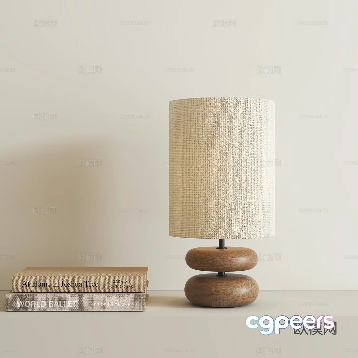 Wabi-sabi desk lamp 3d model