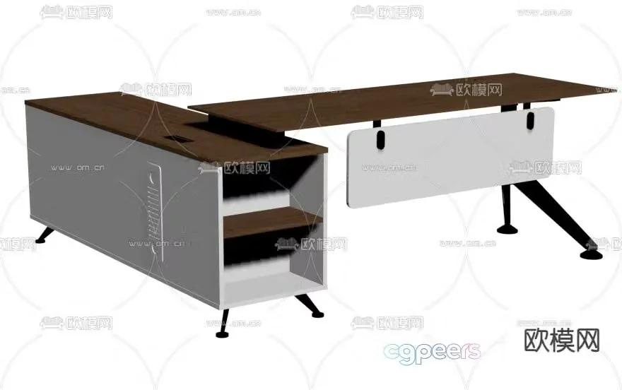 Modern desk supervisor desk desk desk 3d model