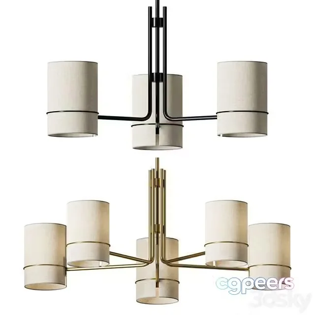 3ds Max Free – West Elm Shaw Chandelier