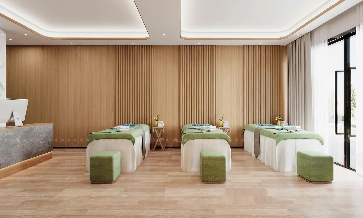 A Spa Or Massage Room 3D Model – 2894 – VRAY Render