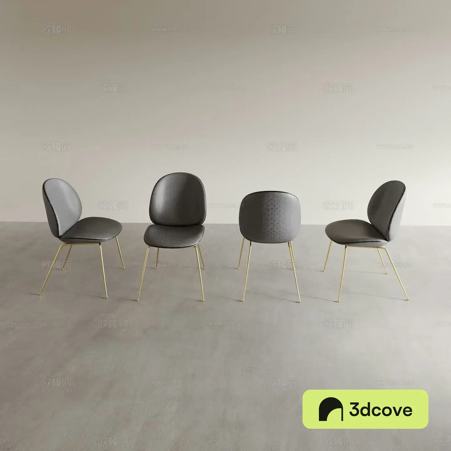 Modern single chair dining chair