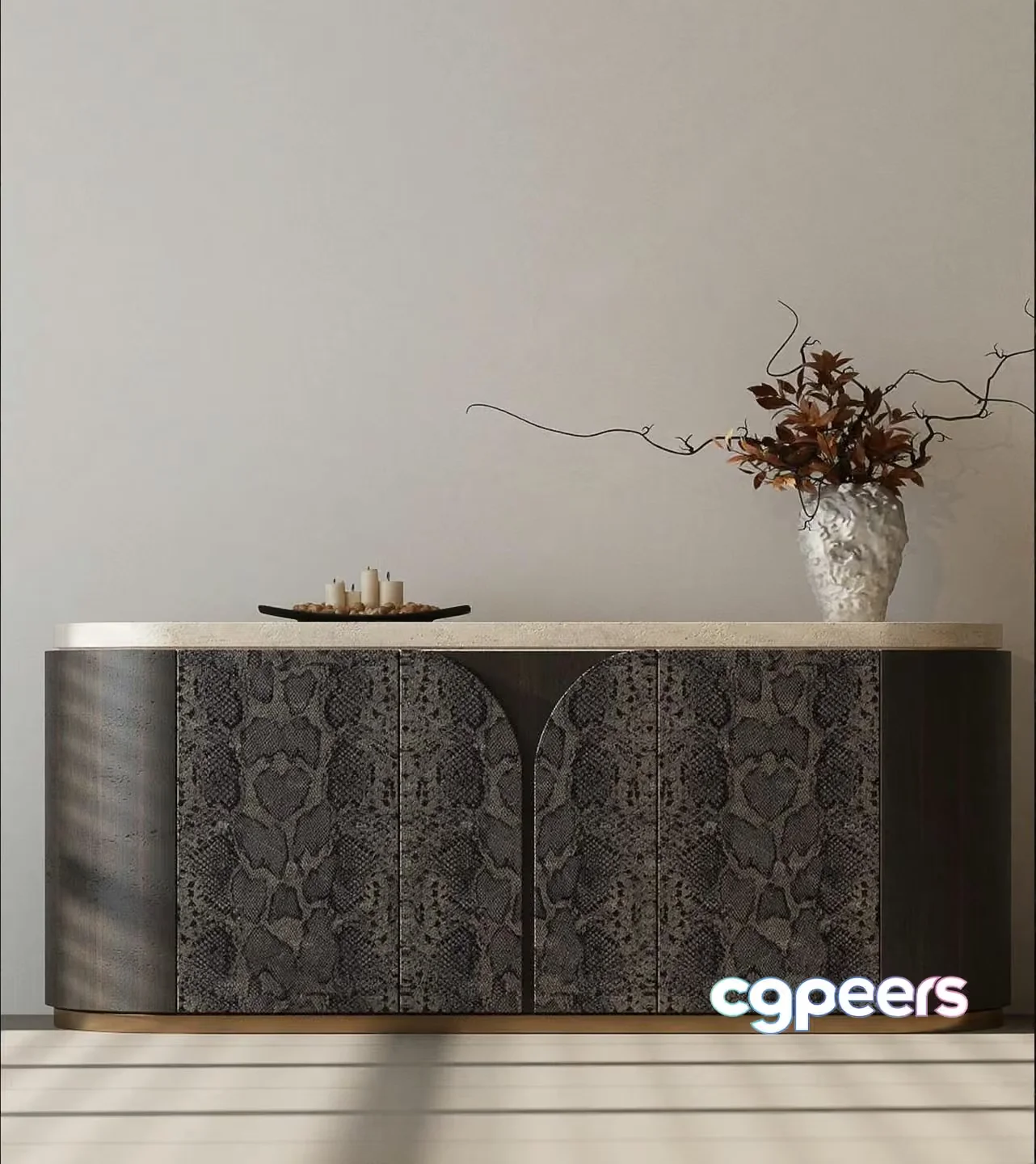 Modern Sideboard 3D Model – 1174 – VRAY Render