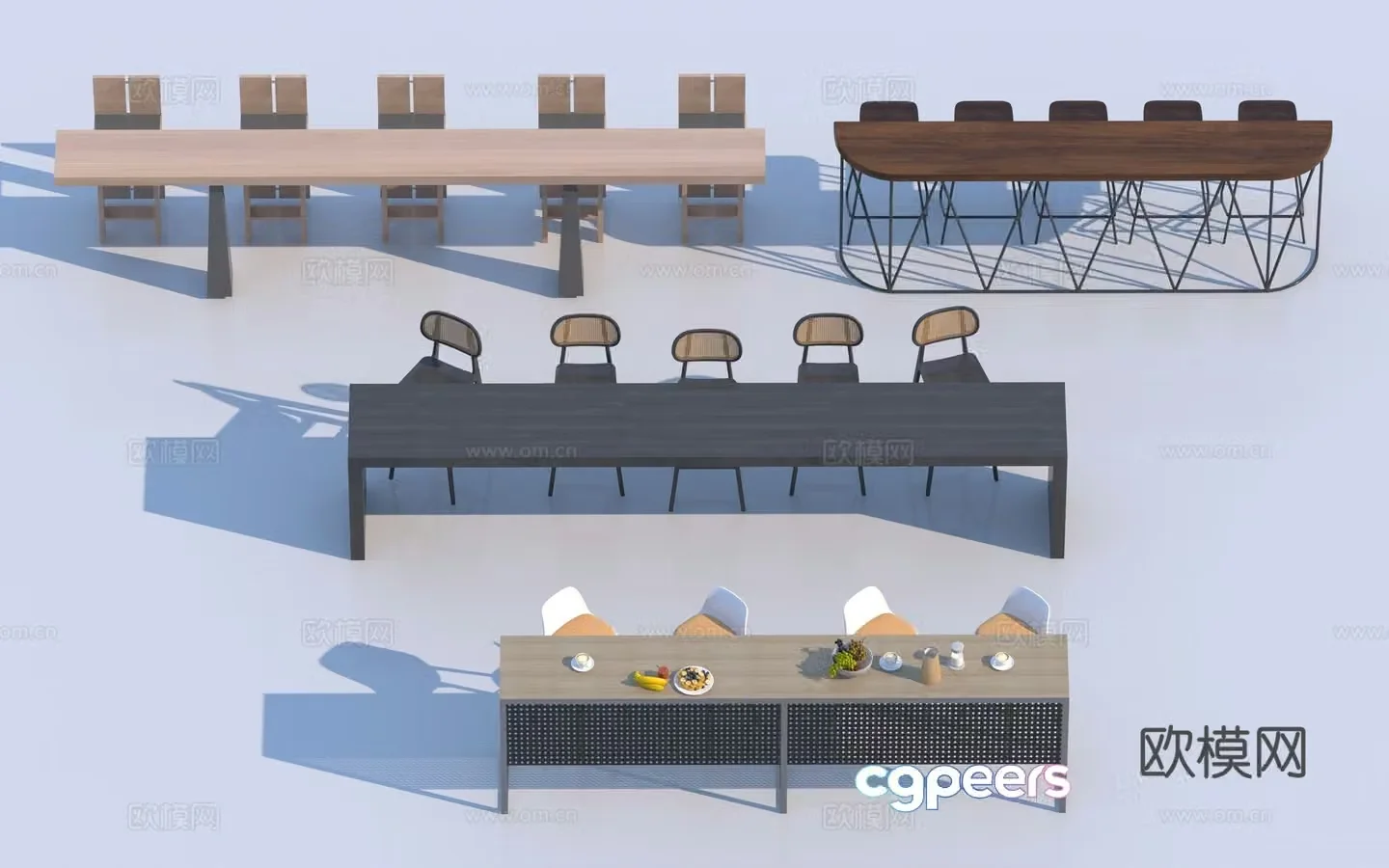 Modern bar chair 3d model