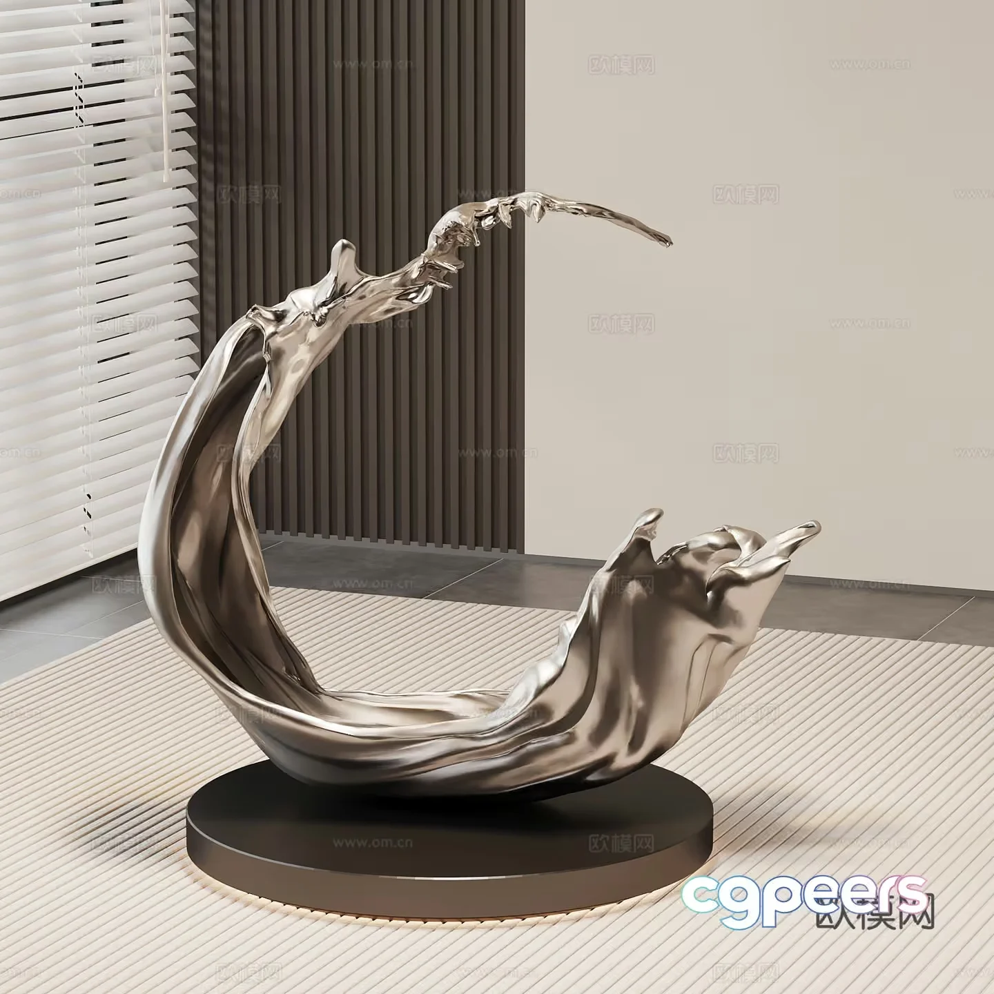 Modern Home Decor 3D Model – 19118 – VRAY Render