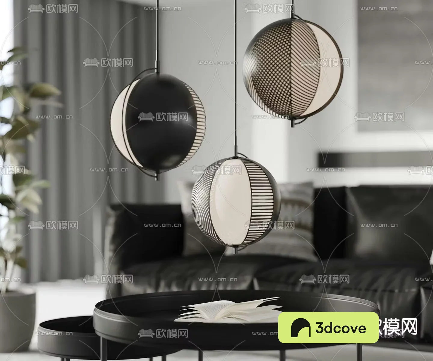 chandelier spherical lamp art lamp