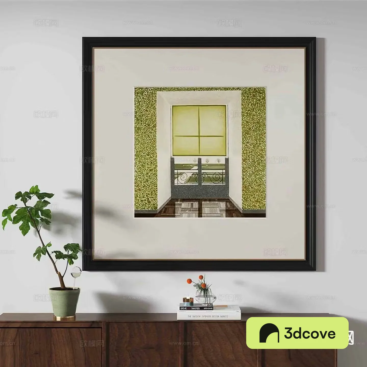 Retro hanging painting art painting decorative painting
