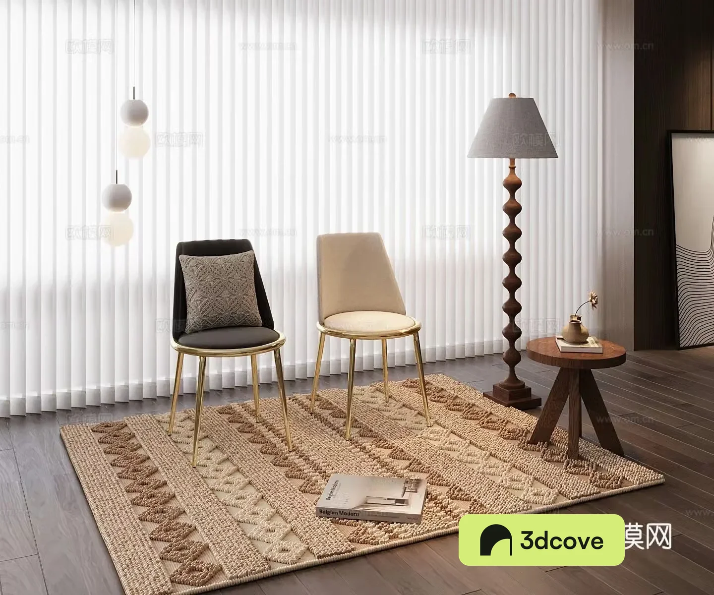 Light luxury single chair
