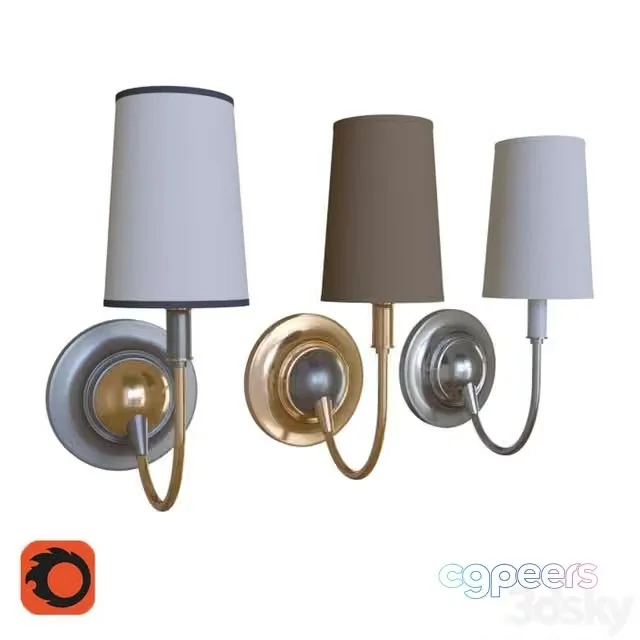 3ds Max Free – Elkins Sconce by Circa Lighting