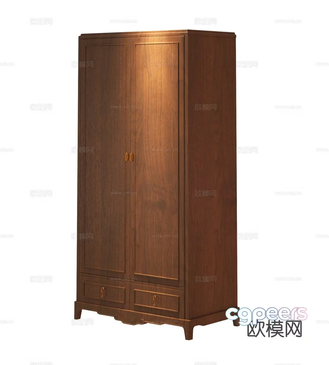 New Chinese style wardrobe 3d model
