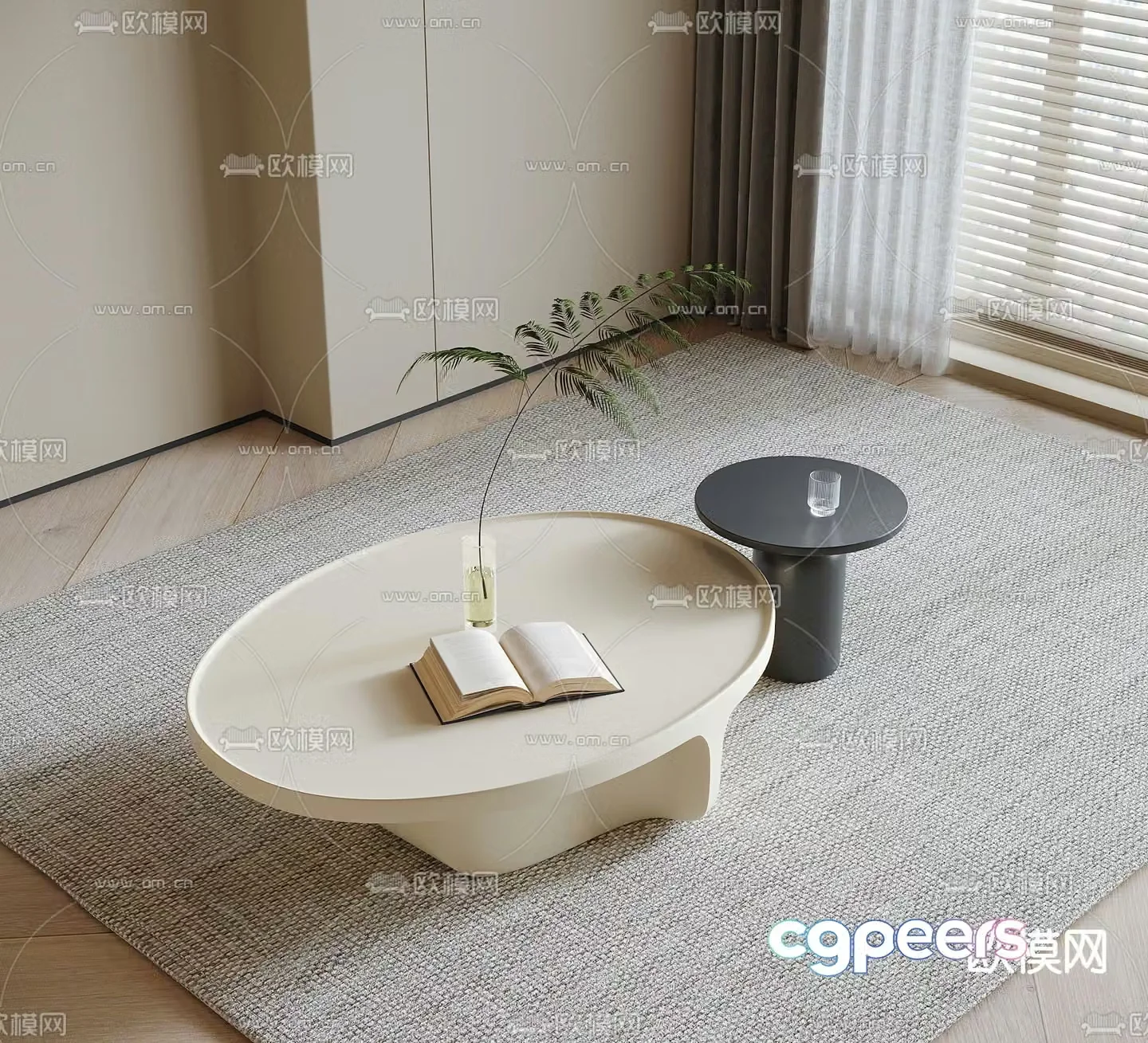 3D model of mother-in-law coffee table