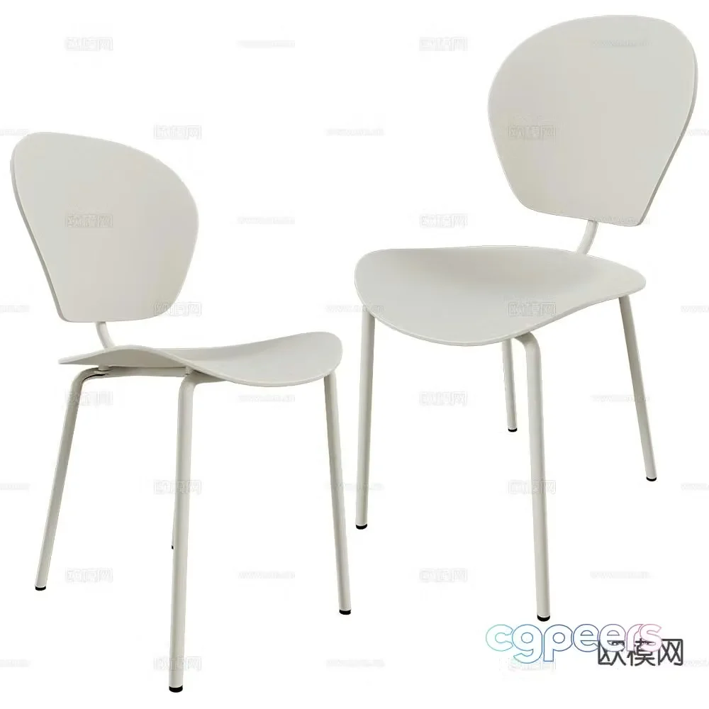 Zuiver Group modern chair dining chair 3d model