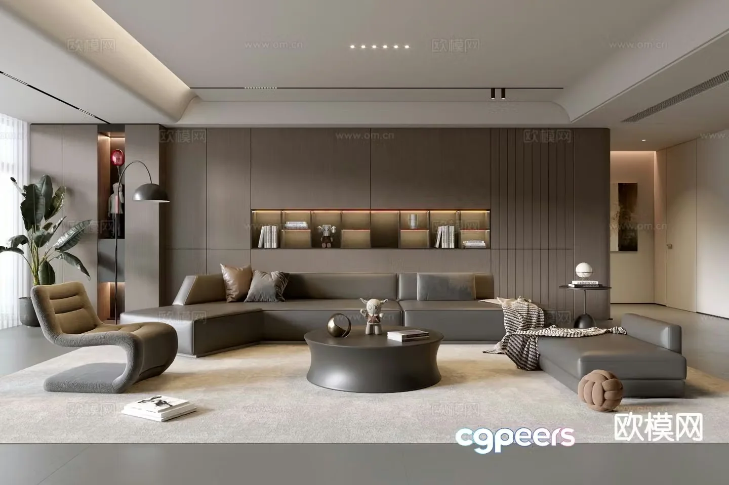 Italian living room 3d model