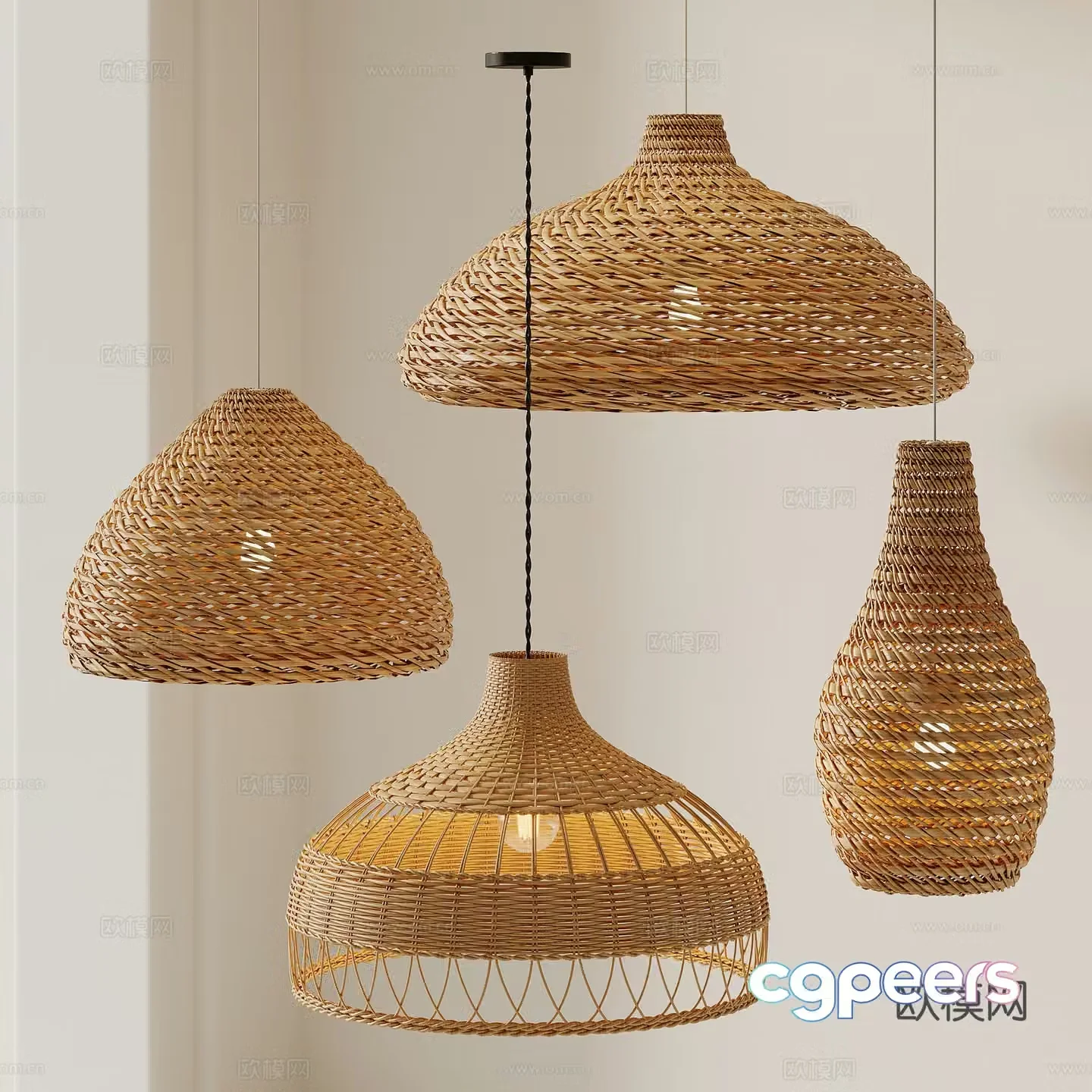 02 Chandelier Wasabi Chandelier Small Chandelier Wild Chandelier 3D Model