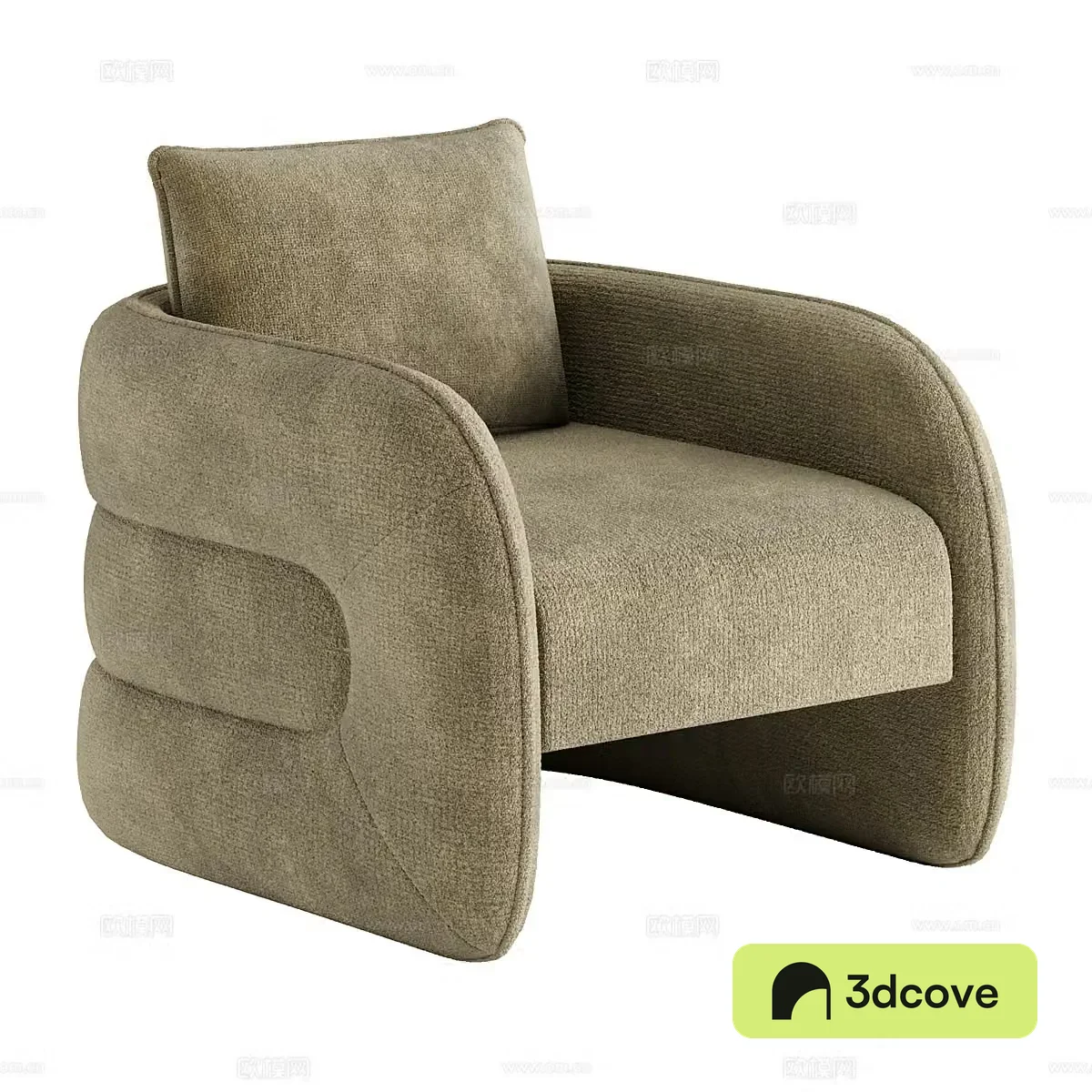 Modern Cream Style Kendra Sofa Chair