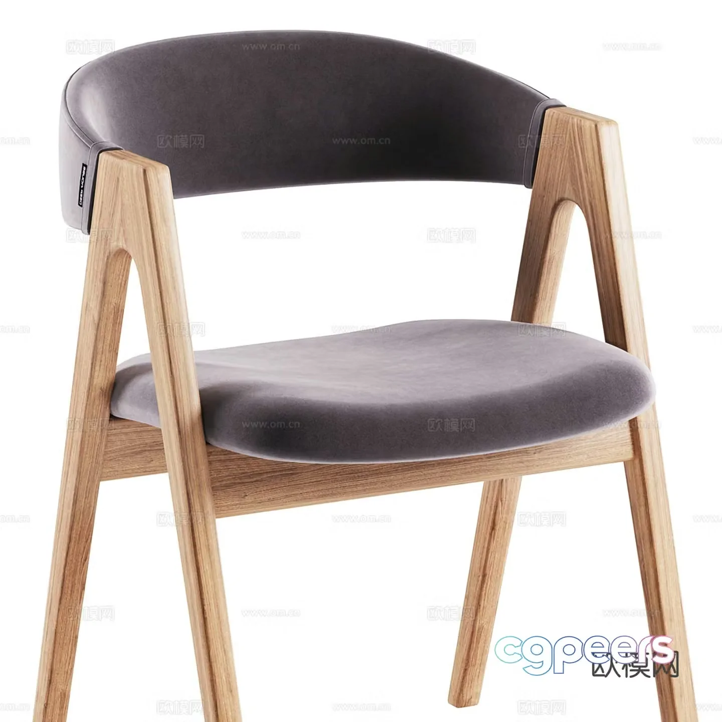 Modern chair dining chair 3d model