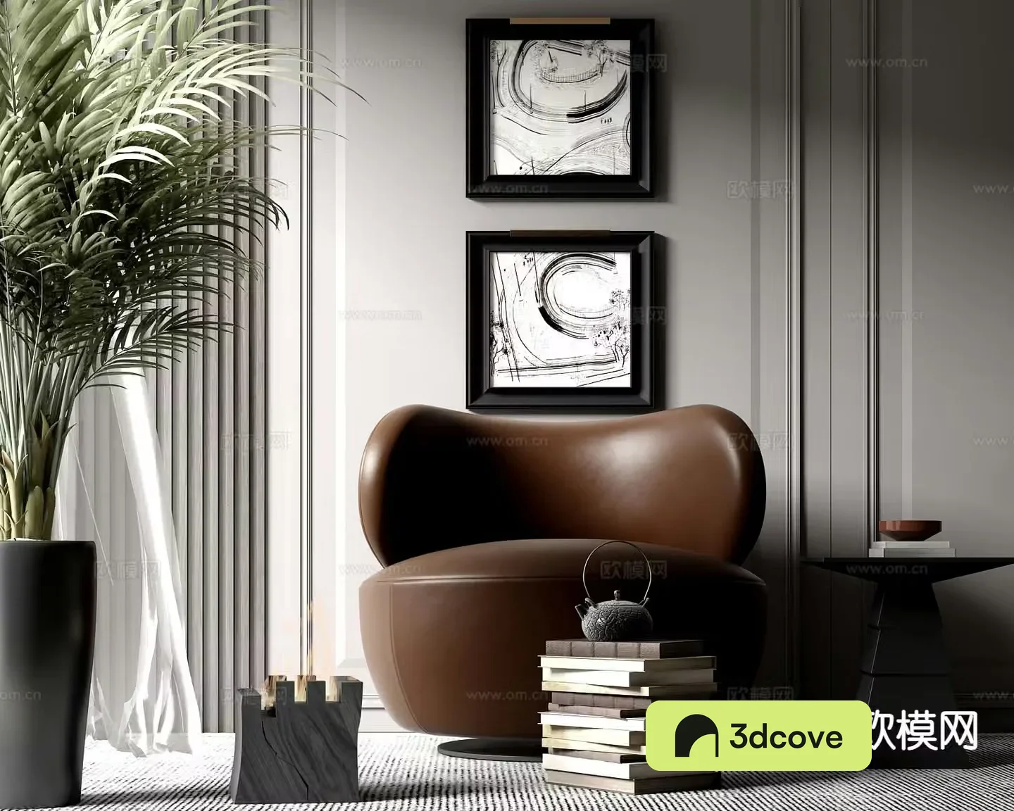 Italian single sofa