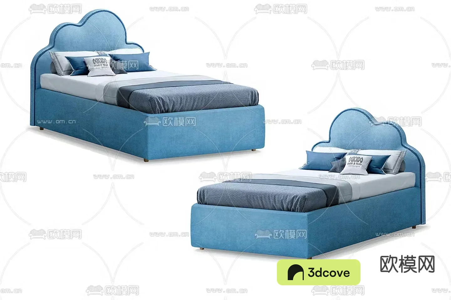 blue children’s bed child’s bed