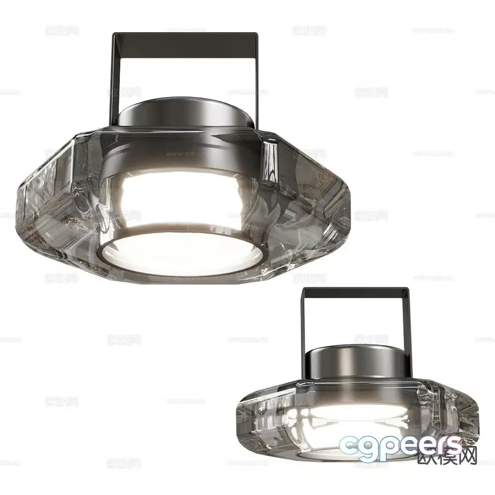 Italamp glass downlight spotlight 3d model