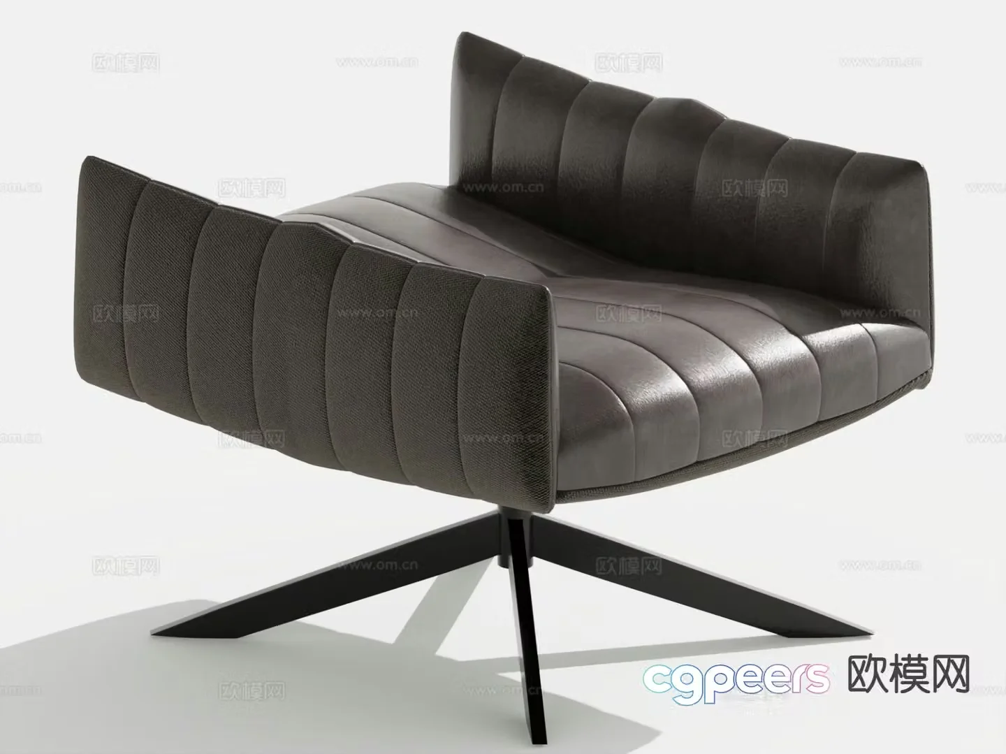 Modern sofa stool stool shoe changing stool 3d model