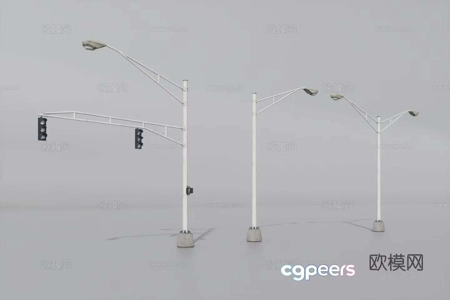 Street light 3d model