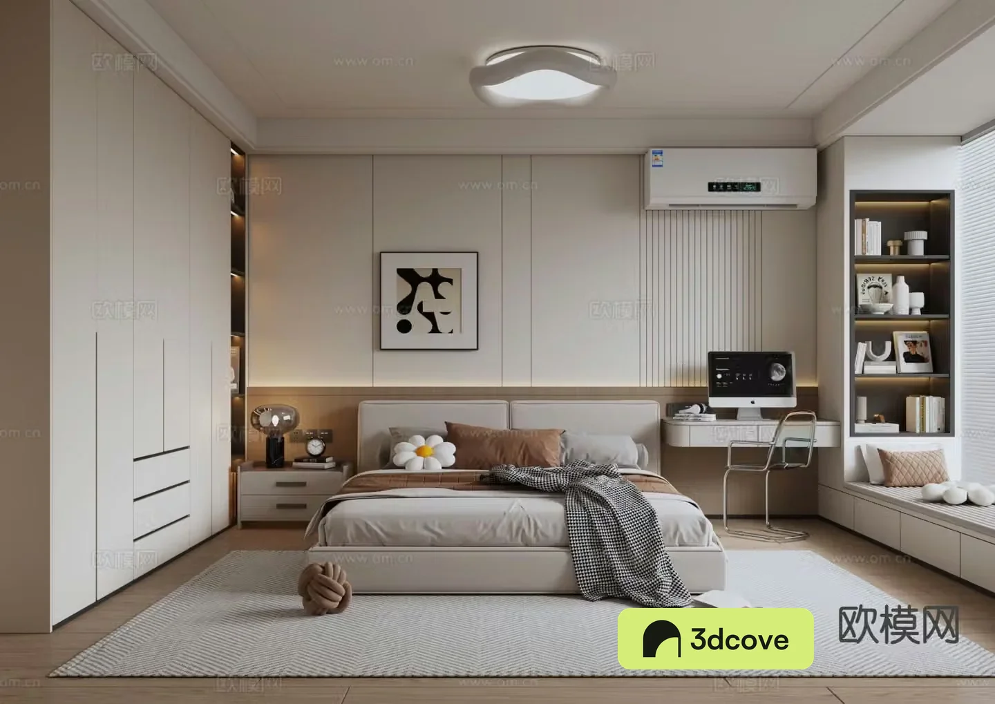 Modern minimalist bedroom master bedroom