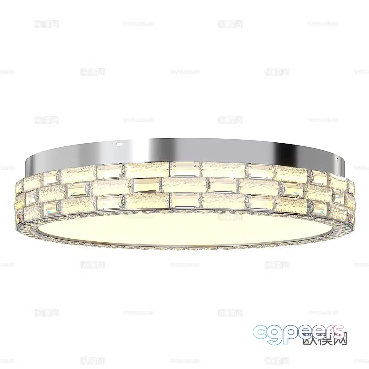 Modern minimalist ceiling light 3d model