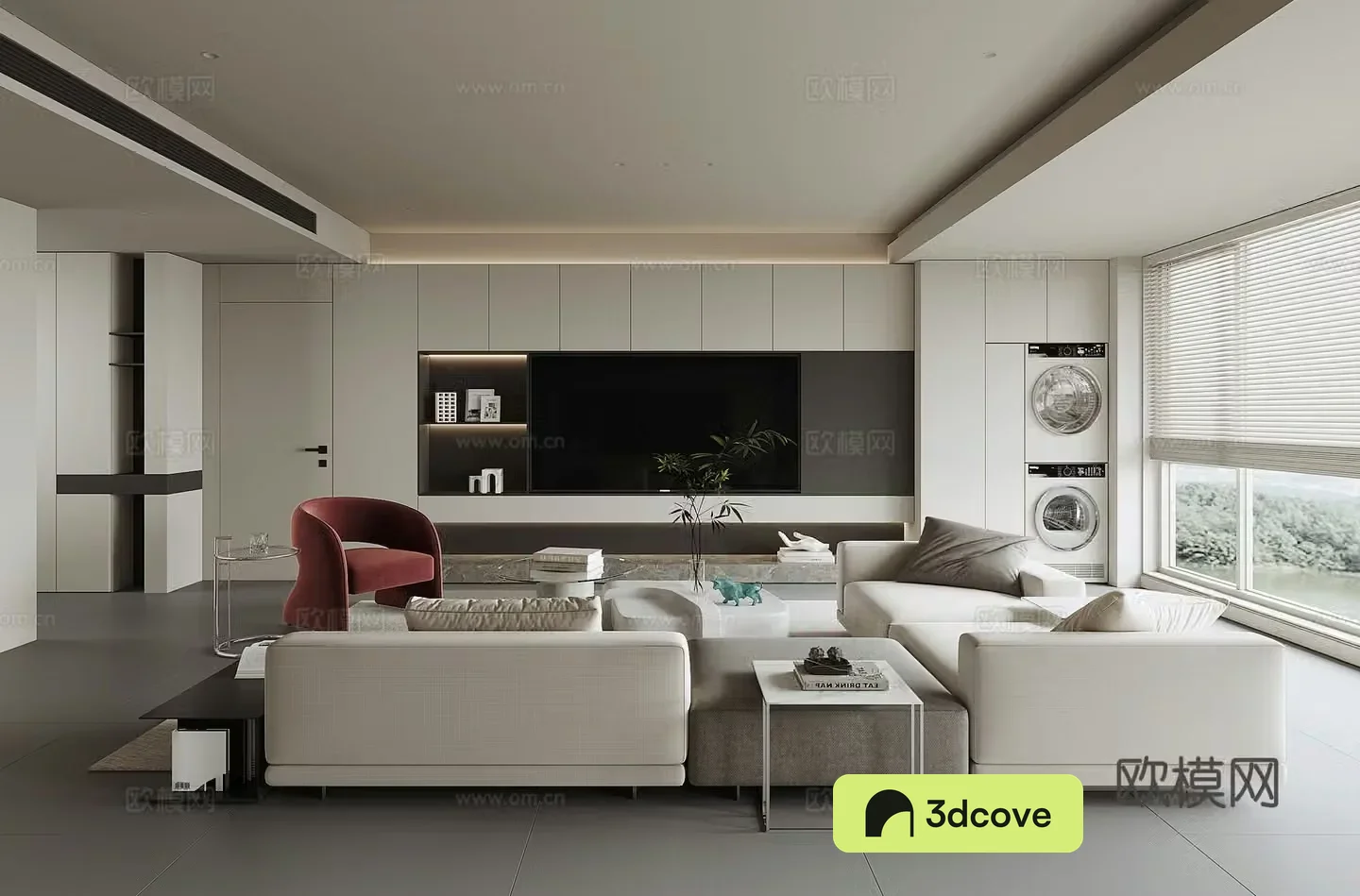 Modern home living room