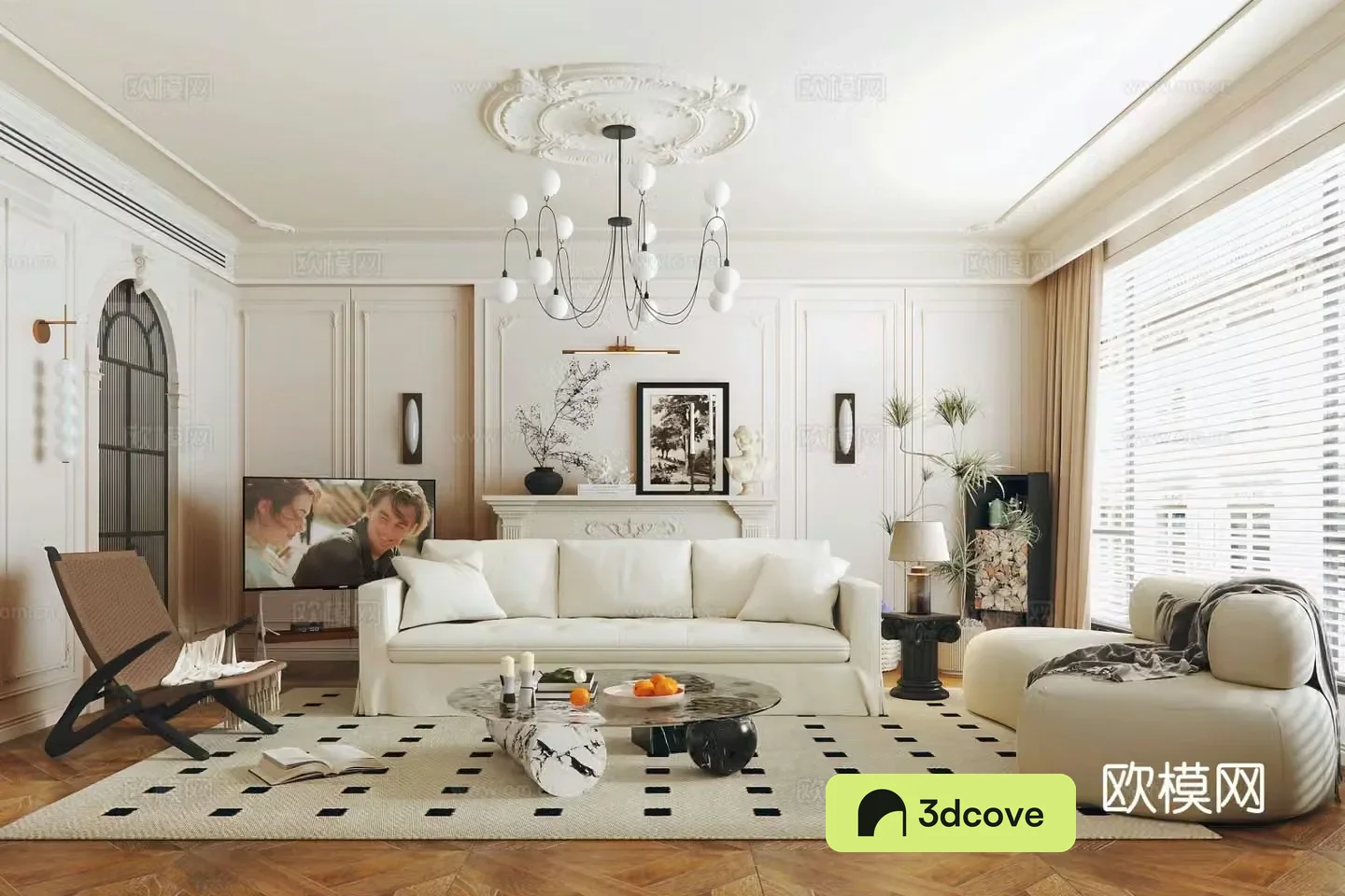 French living room