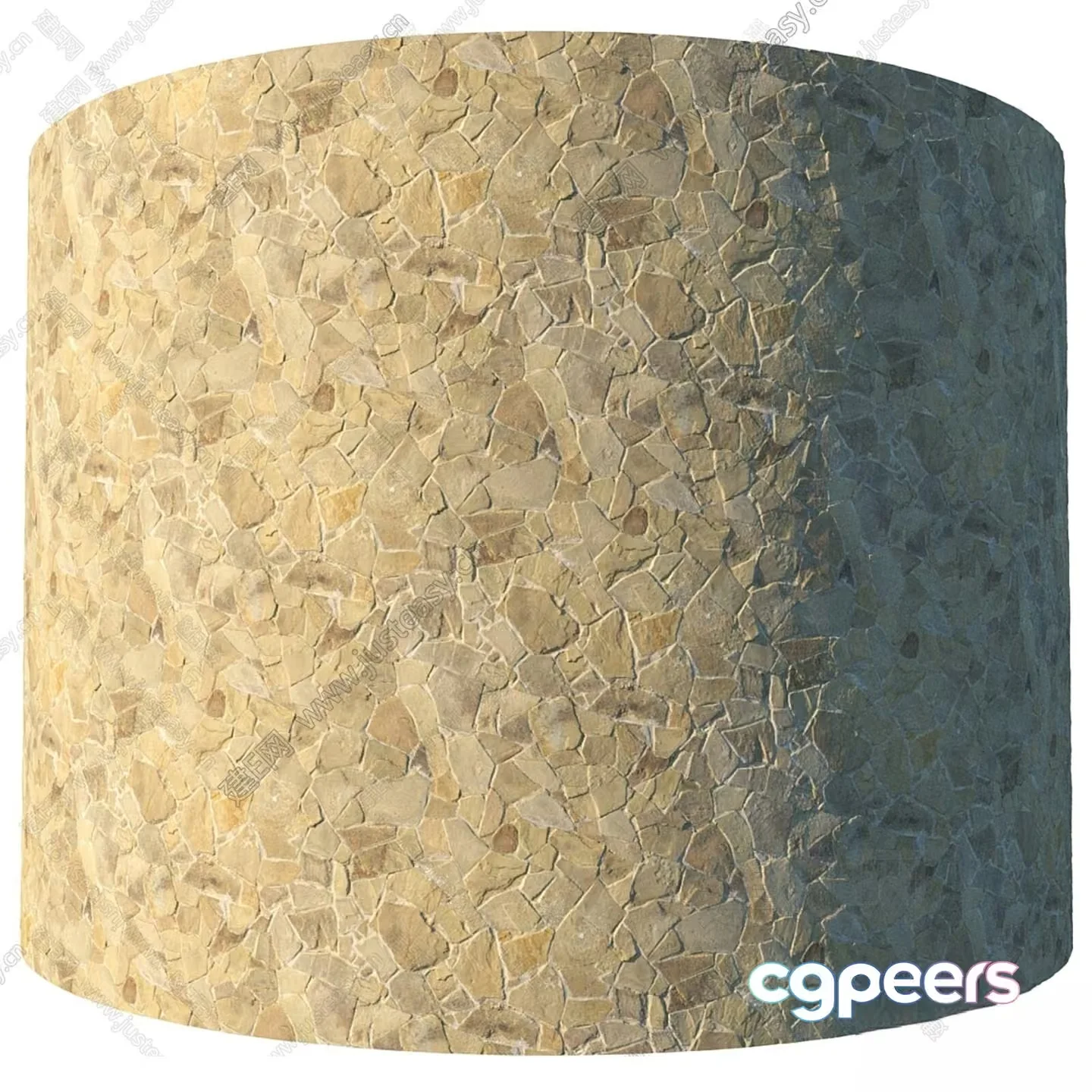 A Cylindrical Object With A Textured Surface 3D Model – 8963 – CORONA Render