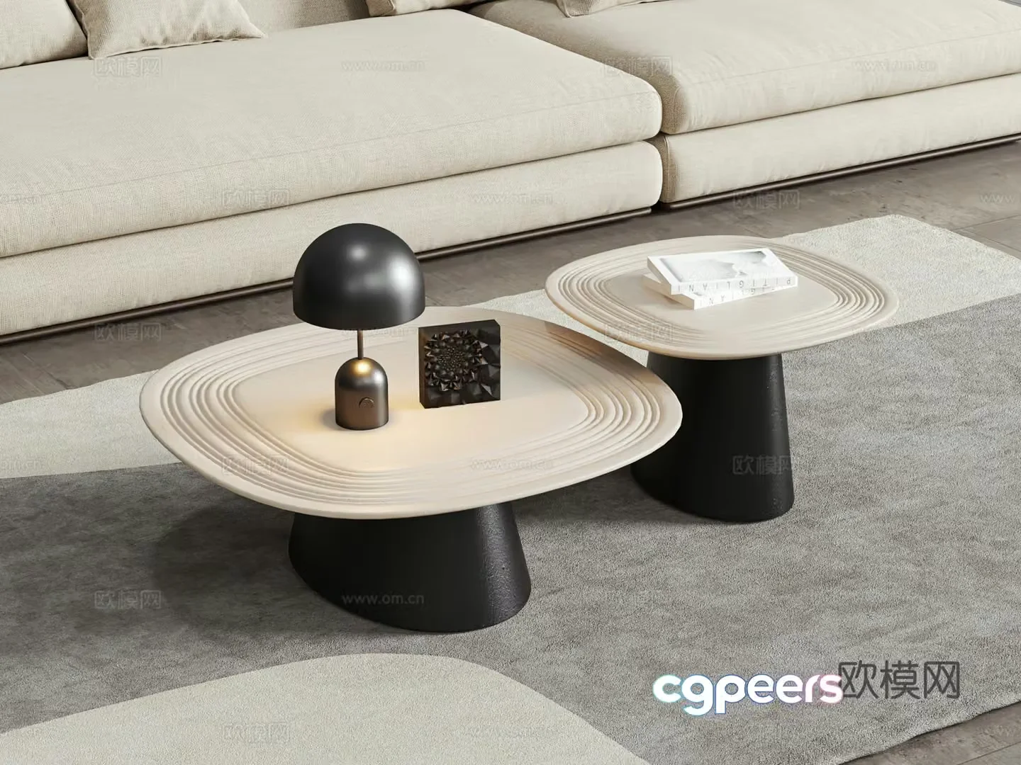 Modern Sub -Mother Coffee 3D Model