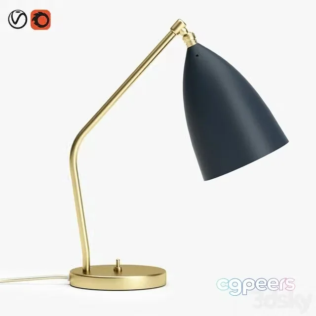 3ds Max Free – Gubi grashoppa table lamp