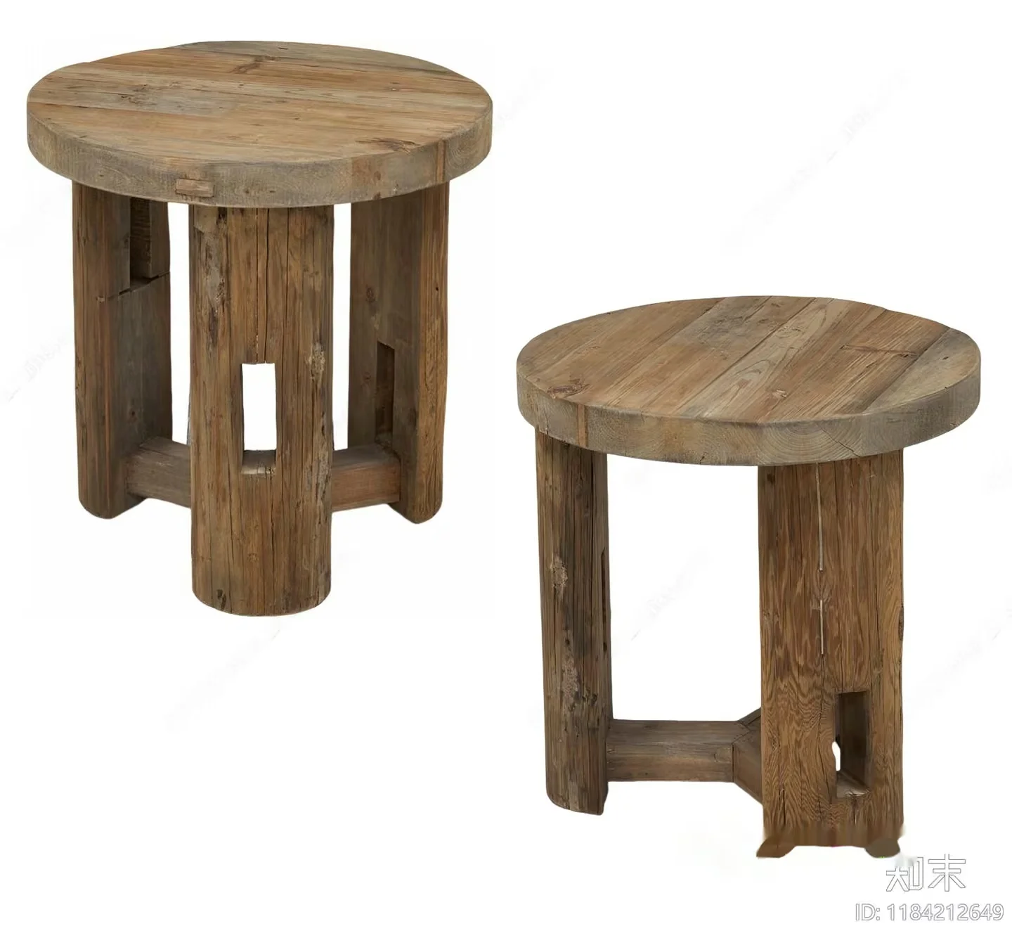 Wooden End Tables 3D Model – 4683 – VRAY Render