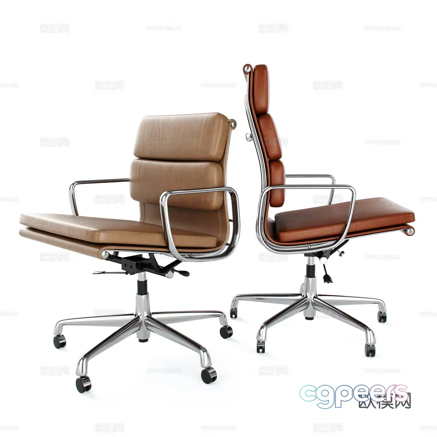 Modern office chair boss chair computer chair 3d model