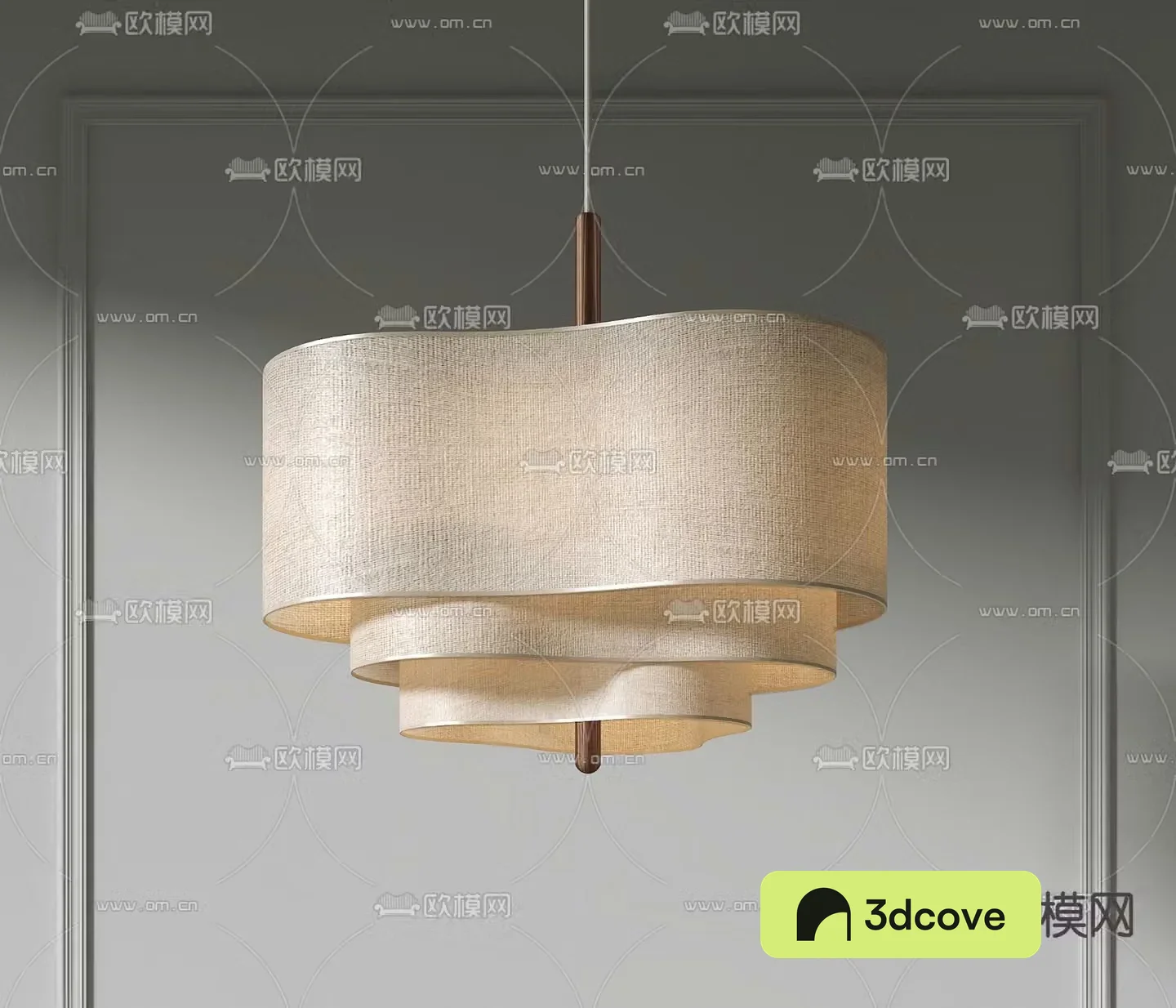 Wabi Sabi Chandelier fabric chandelier