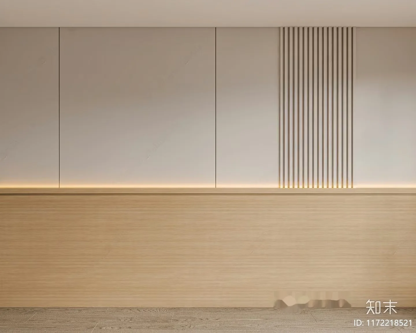 Modern Minimalist Interior 3D Model – 385 – VRAY Render