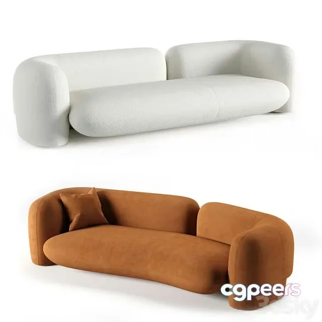 3ds Max Free – Sofa Hessentia GIO Cornelio Cappellini