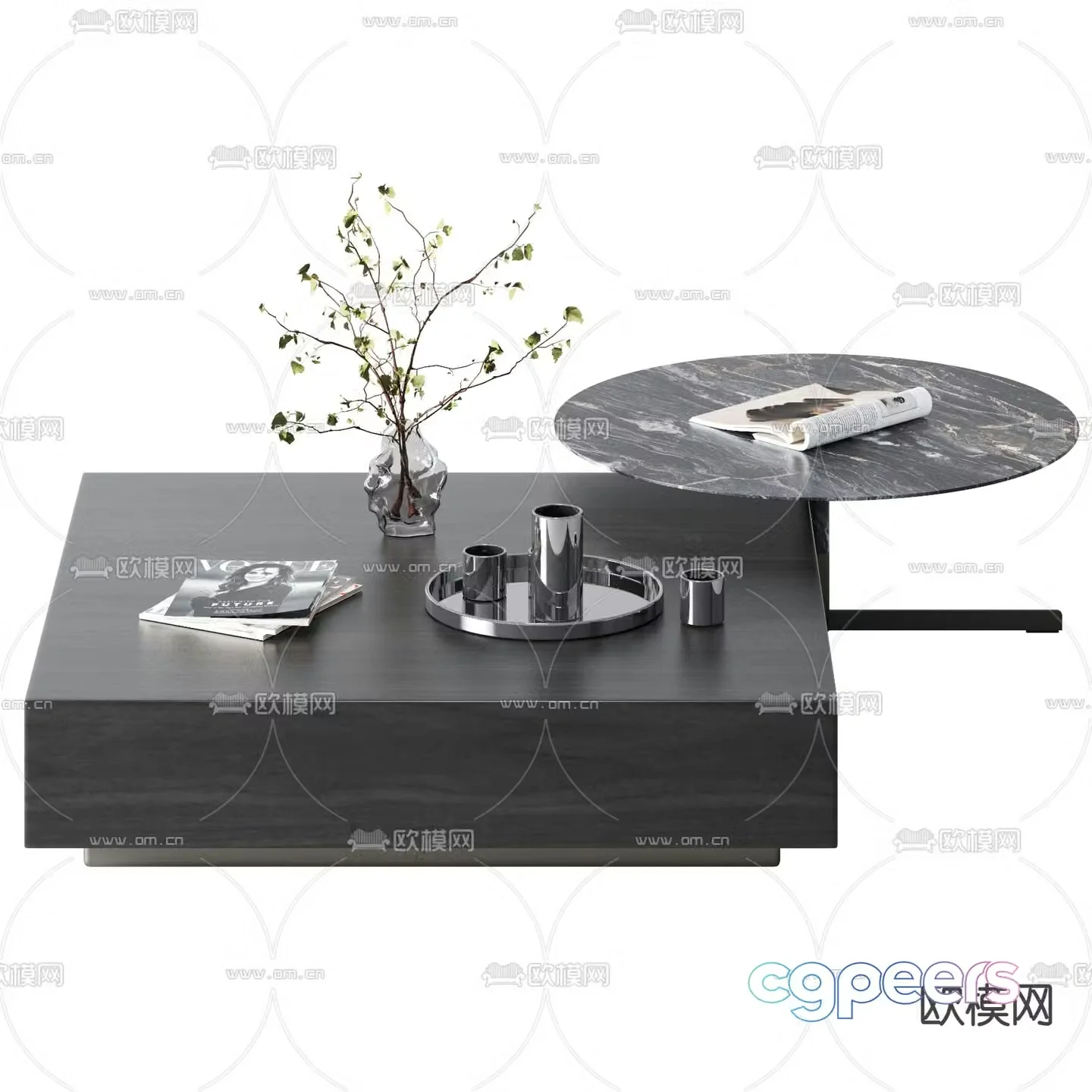 3D model of mother-in-law coffee table